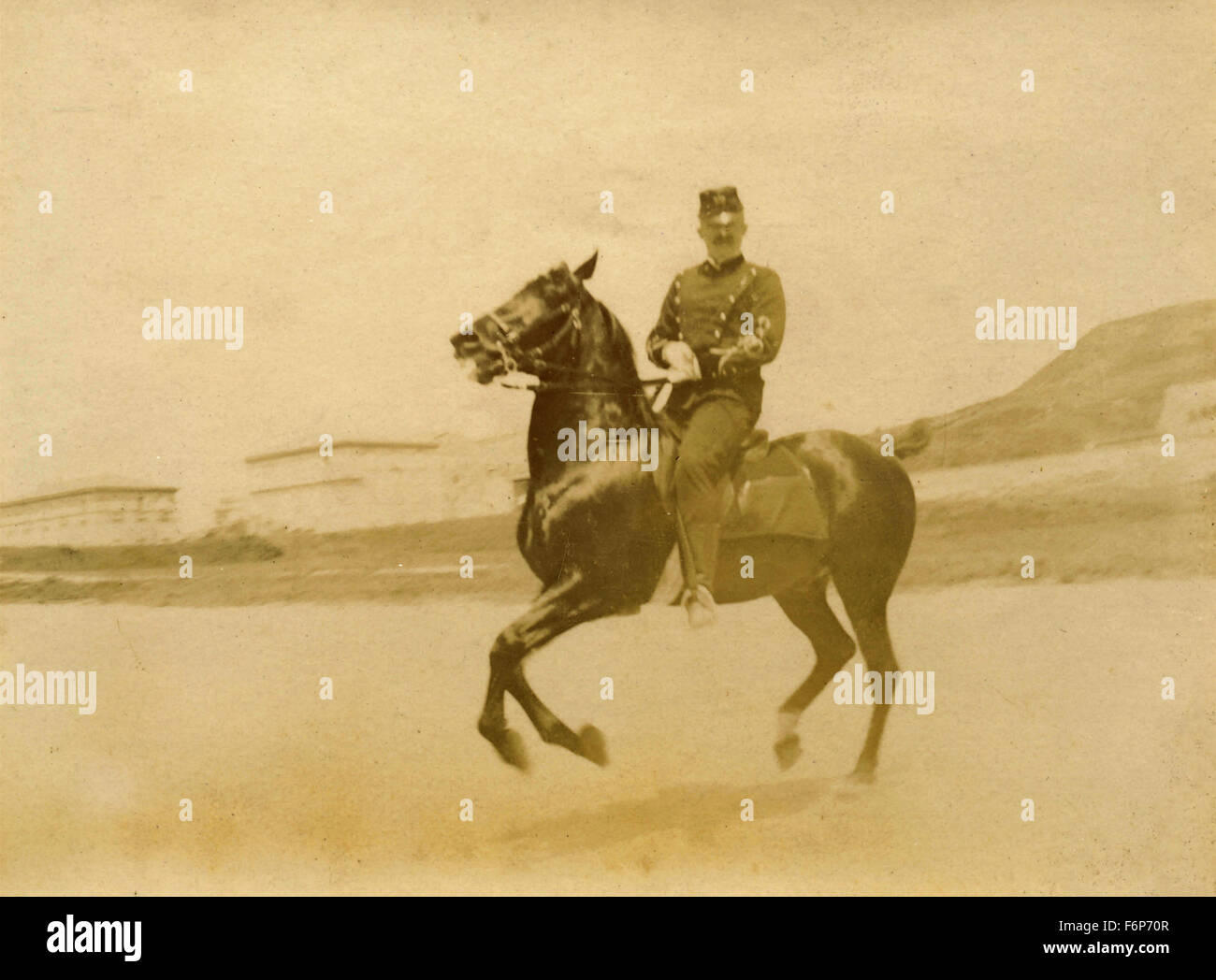 Offizielle galoppierenden Kavallerie, Italien Stockfoto