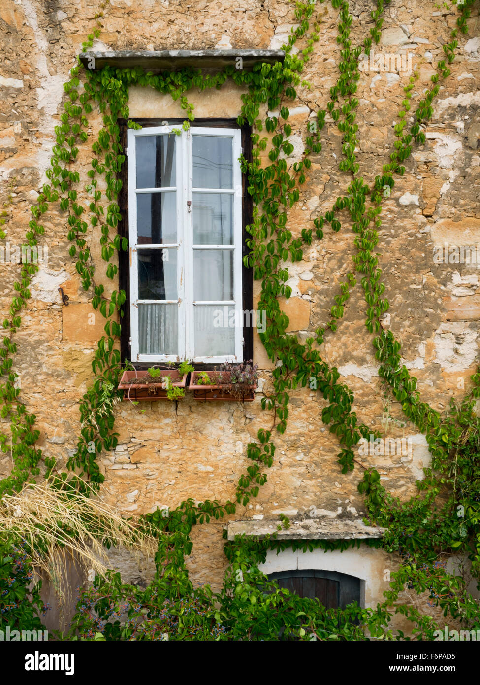 Record Fenster in de Nähe von Vamos, Kreta Stockfoto