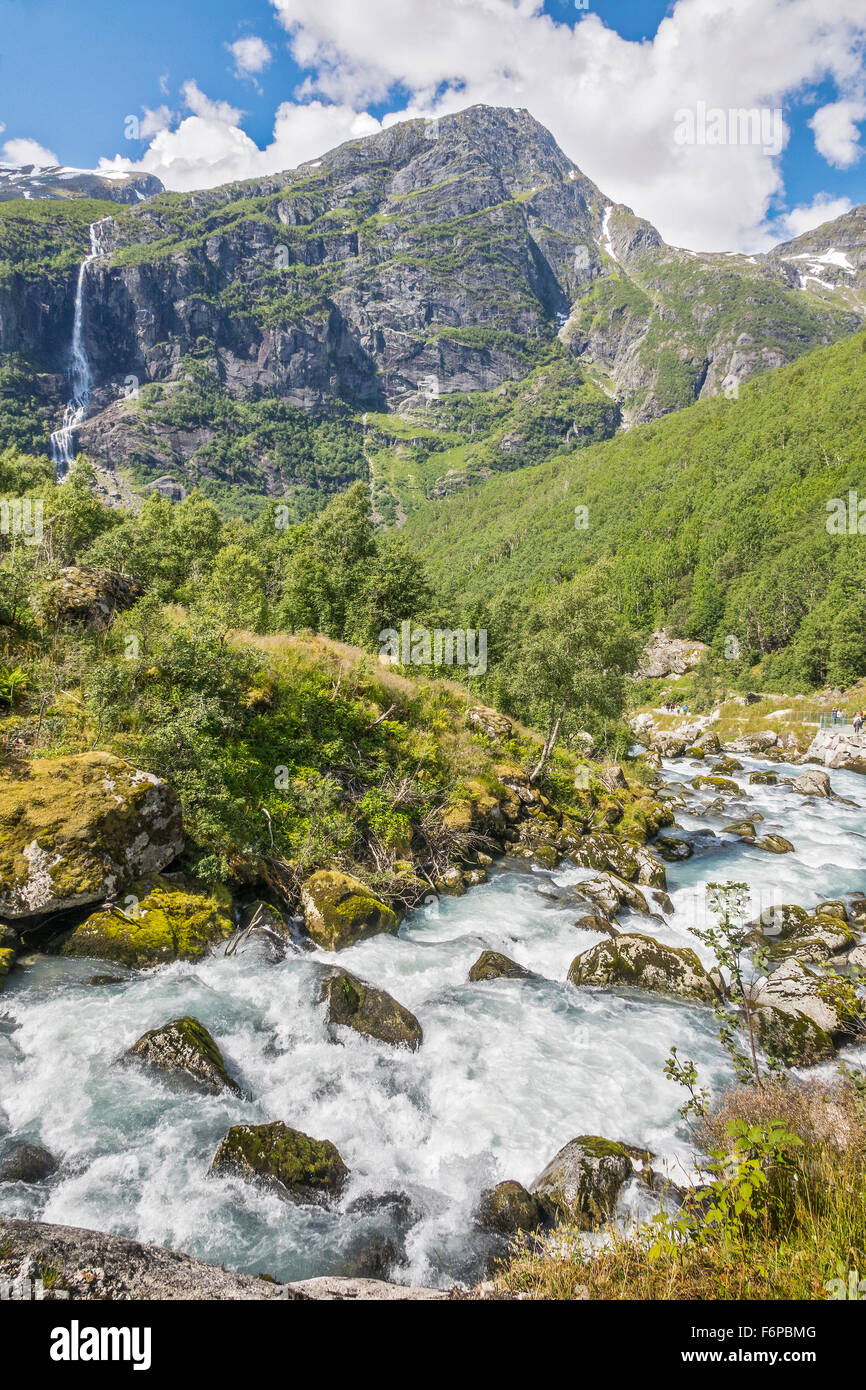 Nationalpark Jostedalsbreen Norwegen Stockfoto