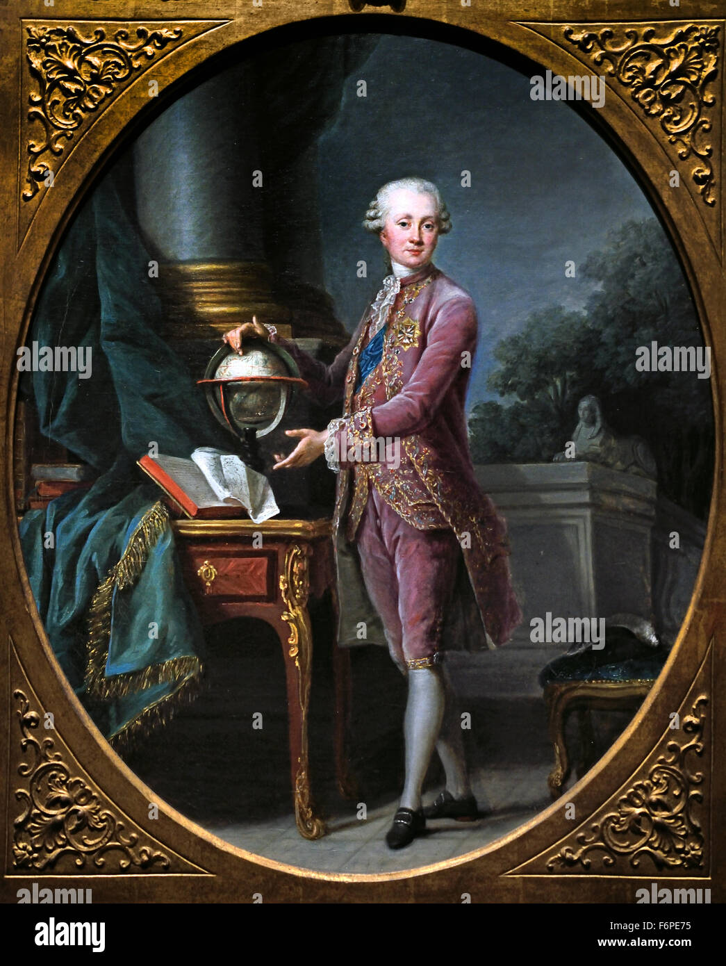 Prinz Charles Henri Nicolas Othon von Nassau-Weilburg 1745 –1808 junge Frau Gesicht Ausdruck 1780-1783 Marie Élisabeth Louise Vigée Le Brun 1755 –1842 Paris Französisch Frankreich (Rokoko klassizistischen Maler) Stockfoto