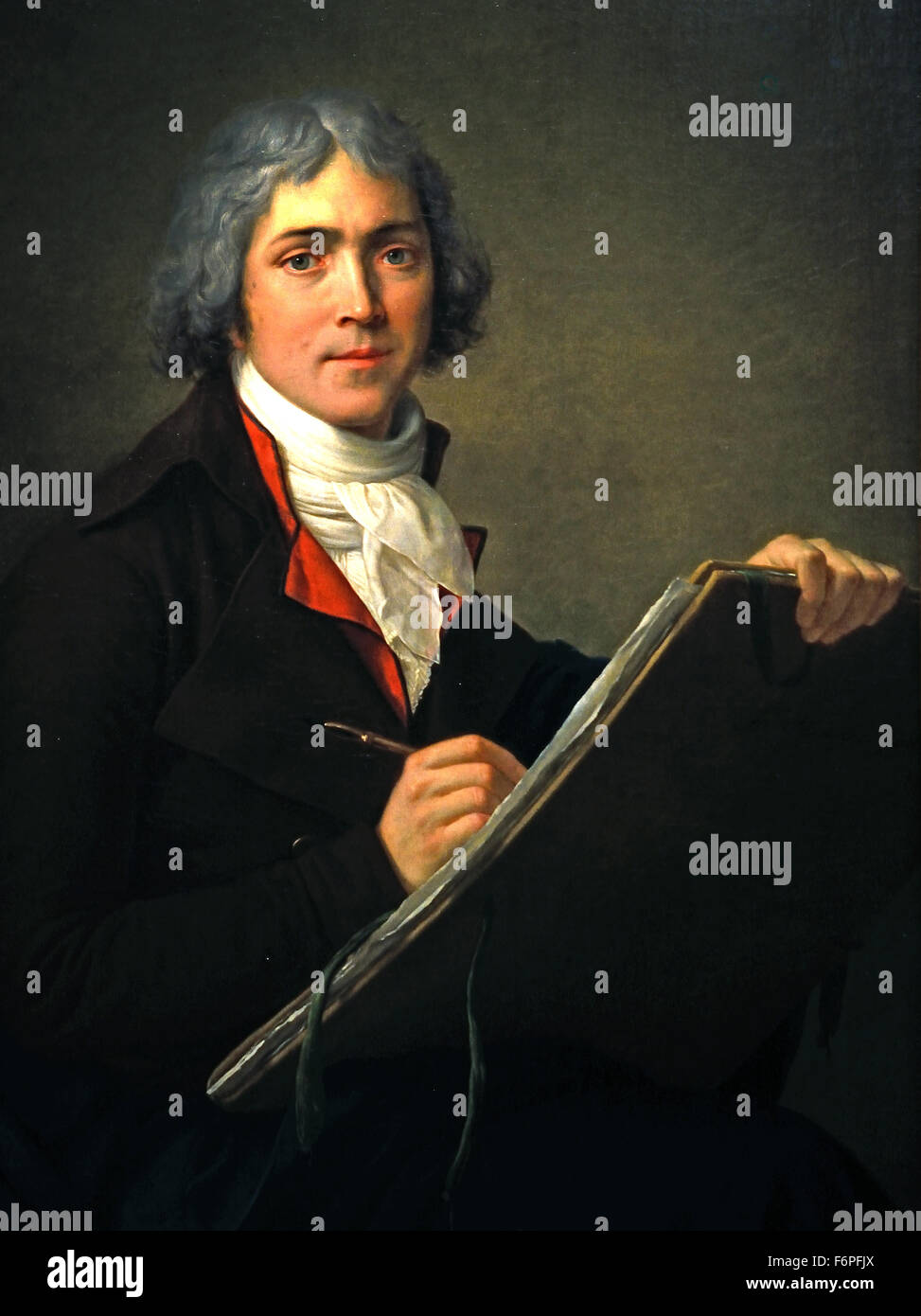 Self Portrait 1797 François Guillaume Menaceot 1744-1816 Paris Französisch Frankreich Englisch England (Rokoko klassizistischen Maler) Stockfoto