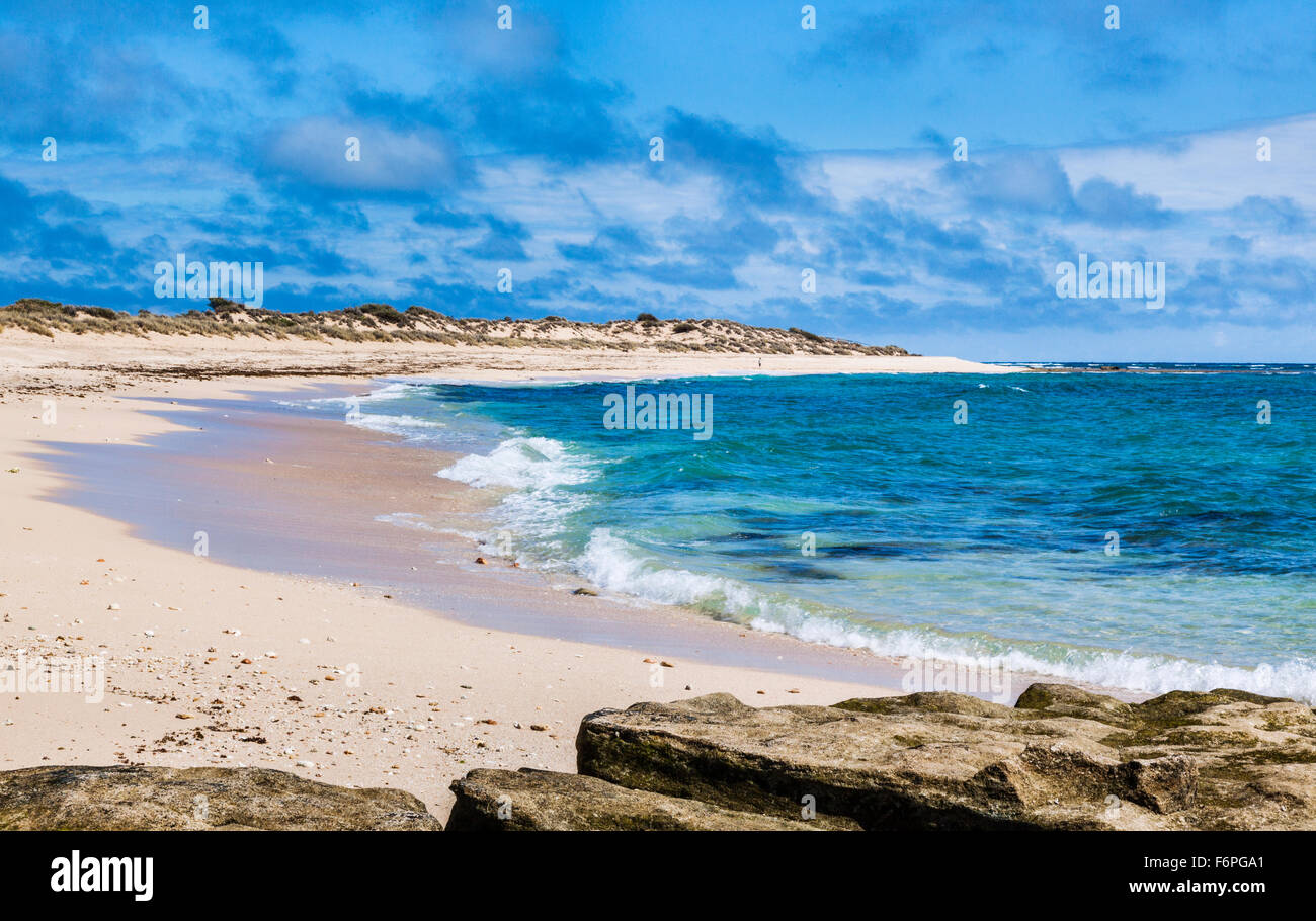 Australien, Western Australia, Gascoyne, Exmouth, North West Cape beach Lighthouse Bay Stockfoto