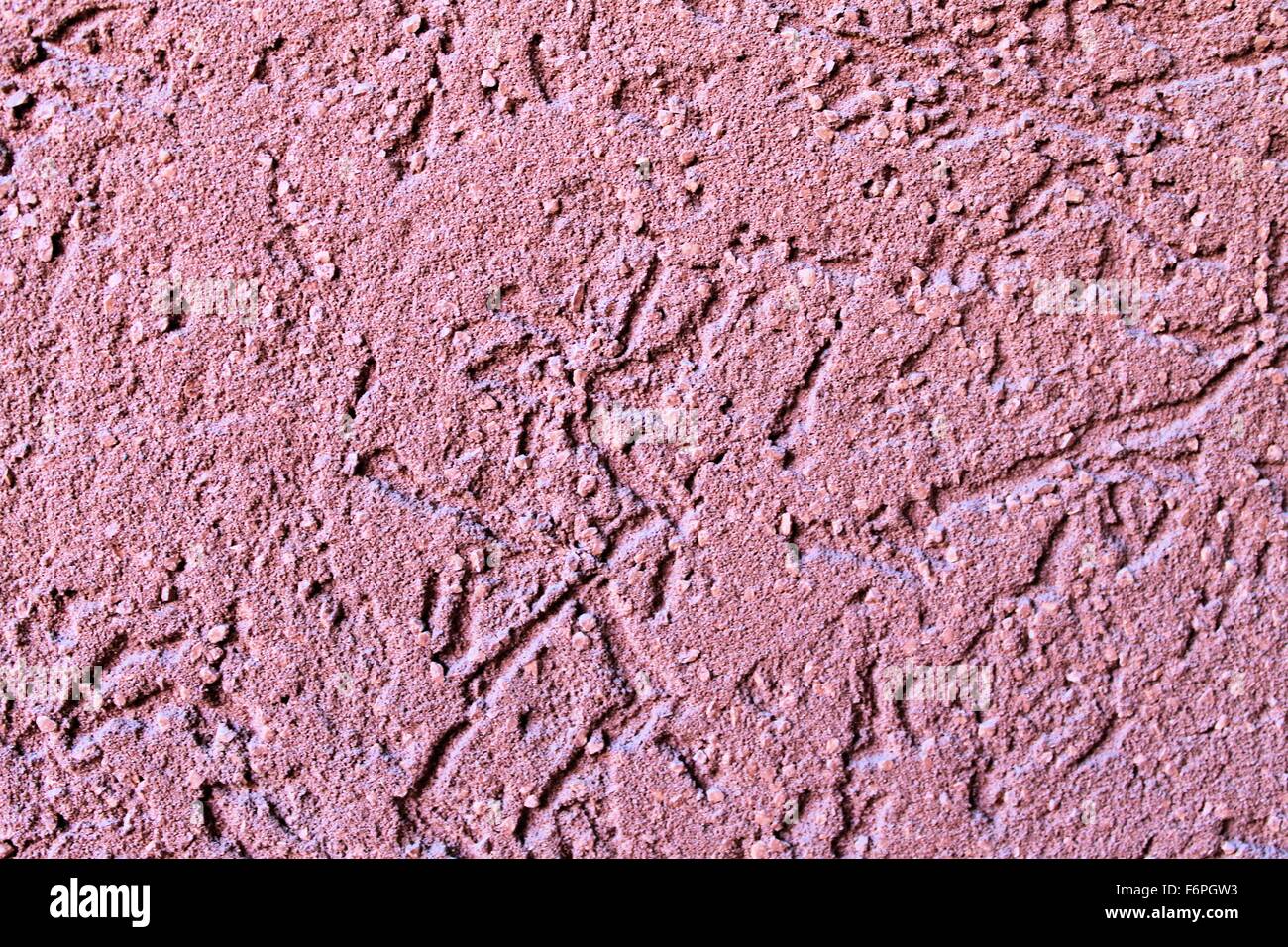 Nahaufnahme von Violet Wand Hintergrund Stockfoto