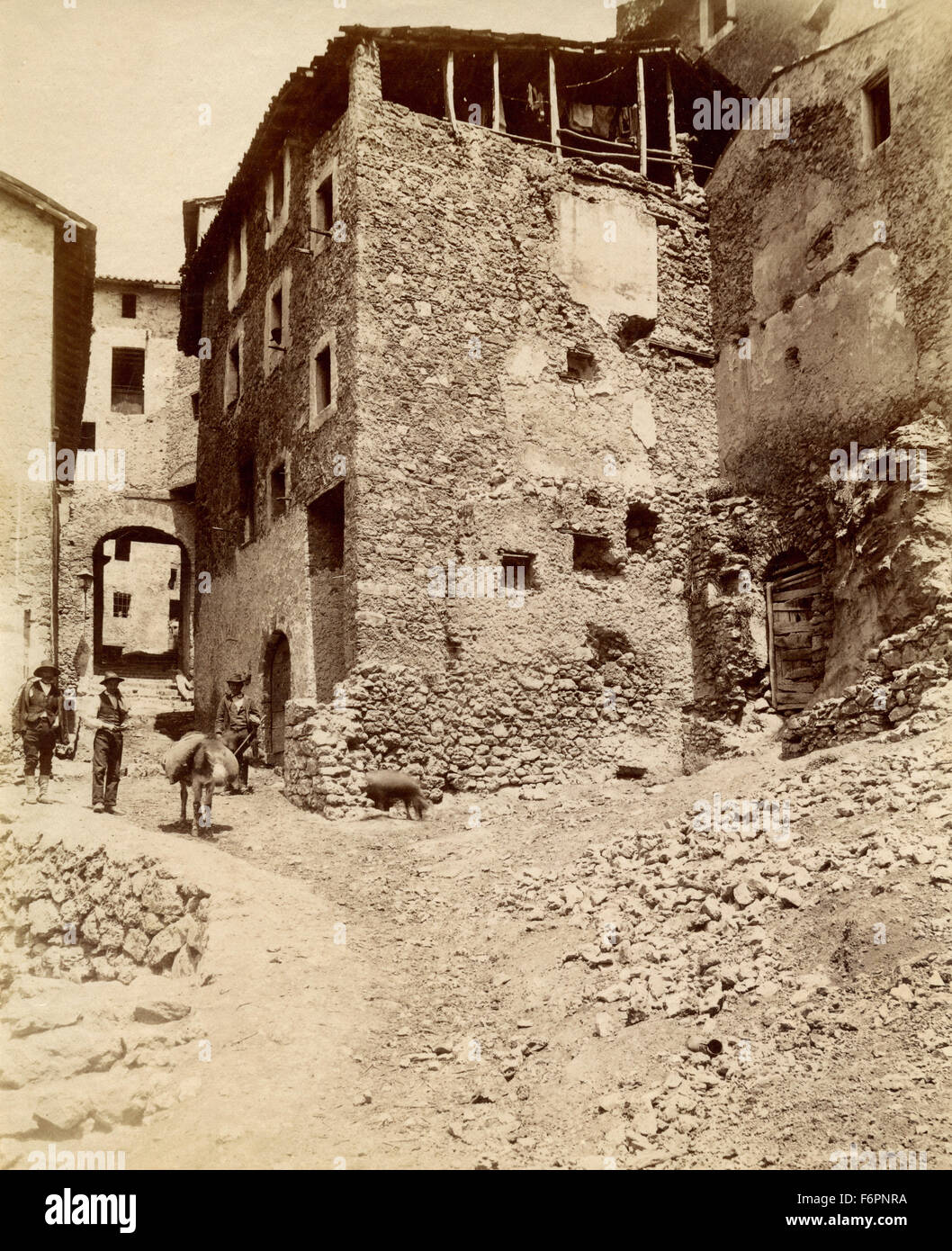 Portella, Anticoli Corrado, Italien Stockfoto