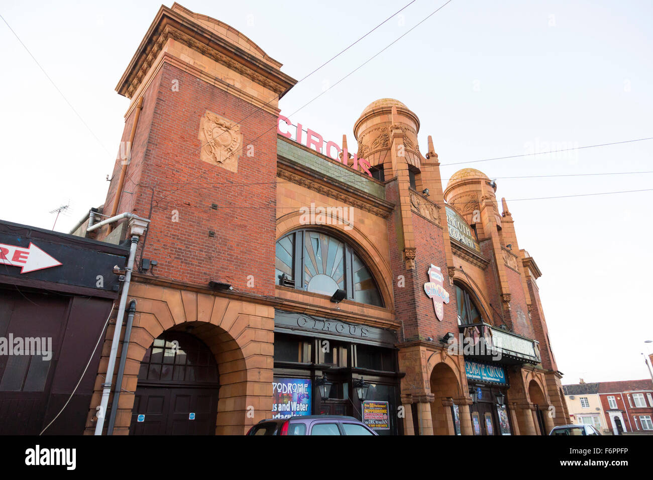 Hippodrom Zirkus Great Yarmouth, Großbritannien Stockfoto
