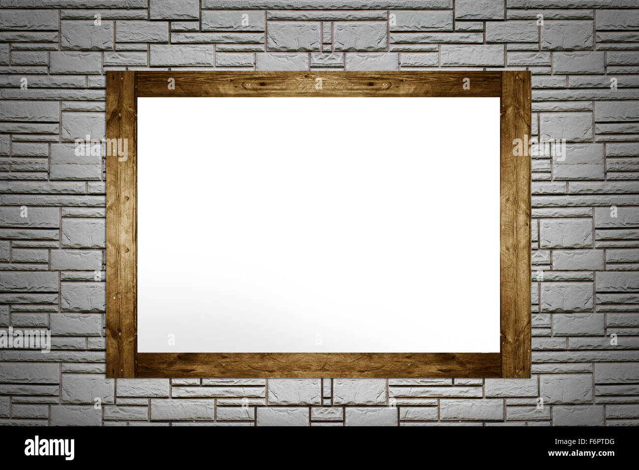 Leere Rahmen der Malerei Stockfoto