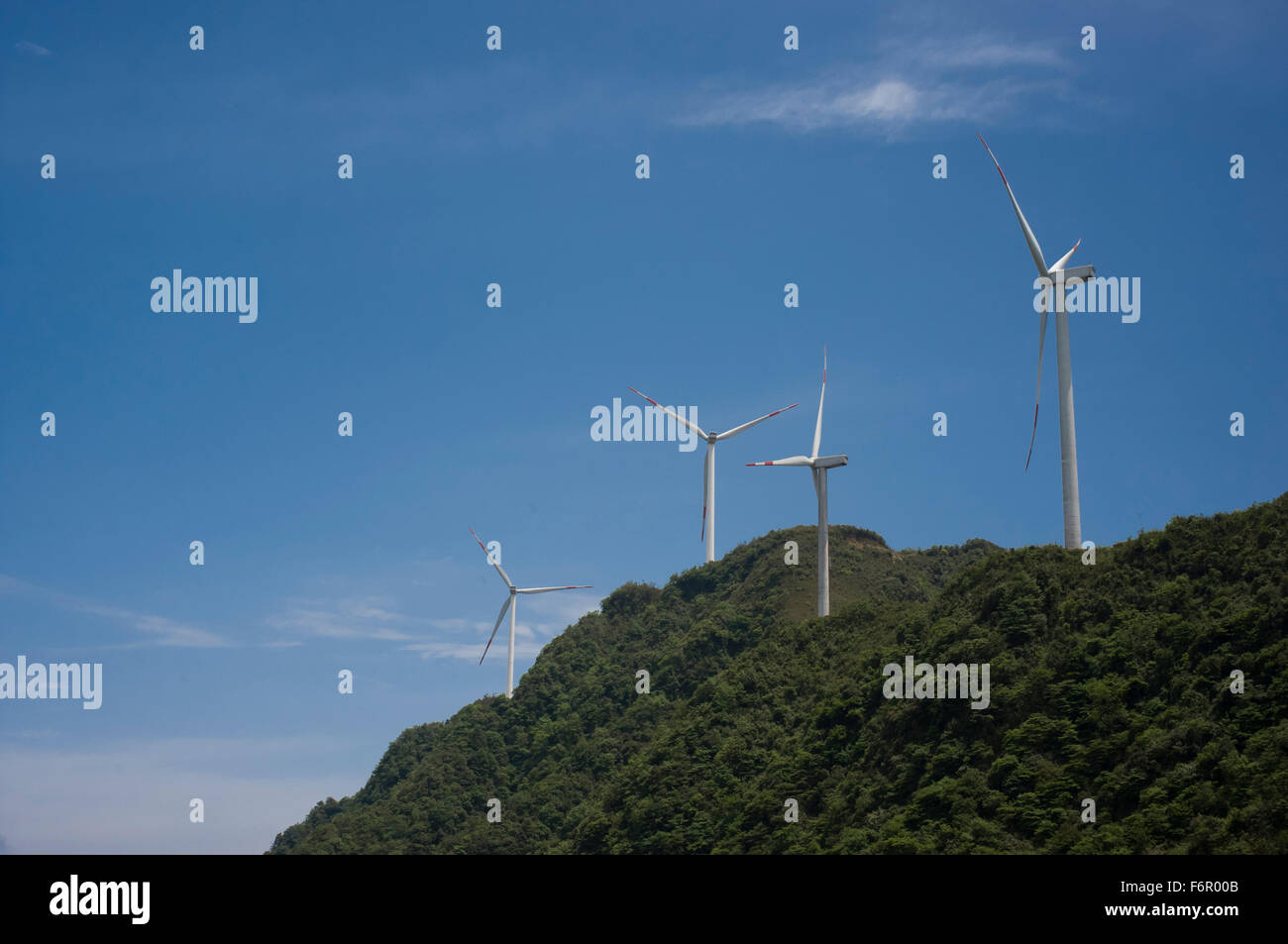 Windkraft Stockfoto