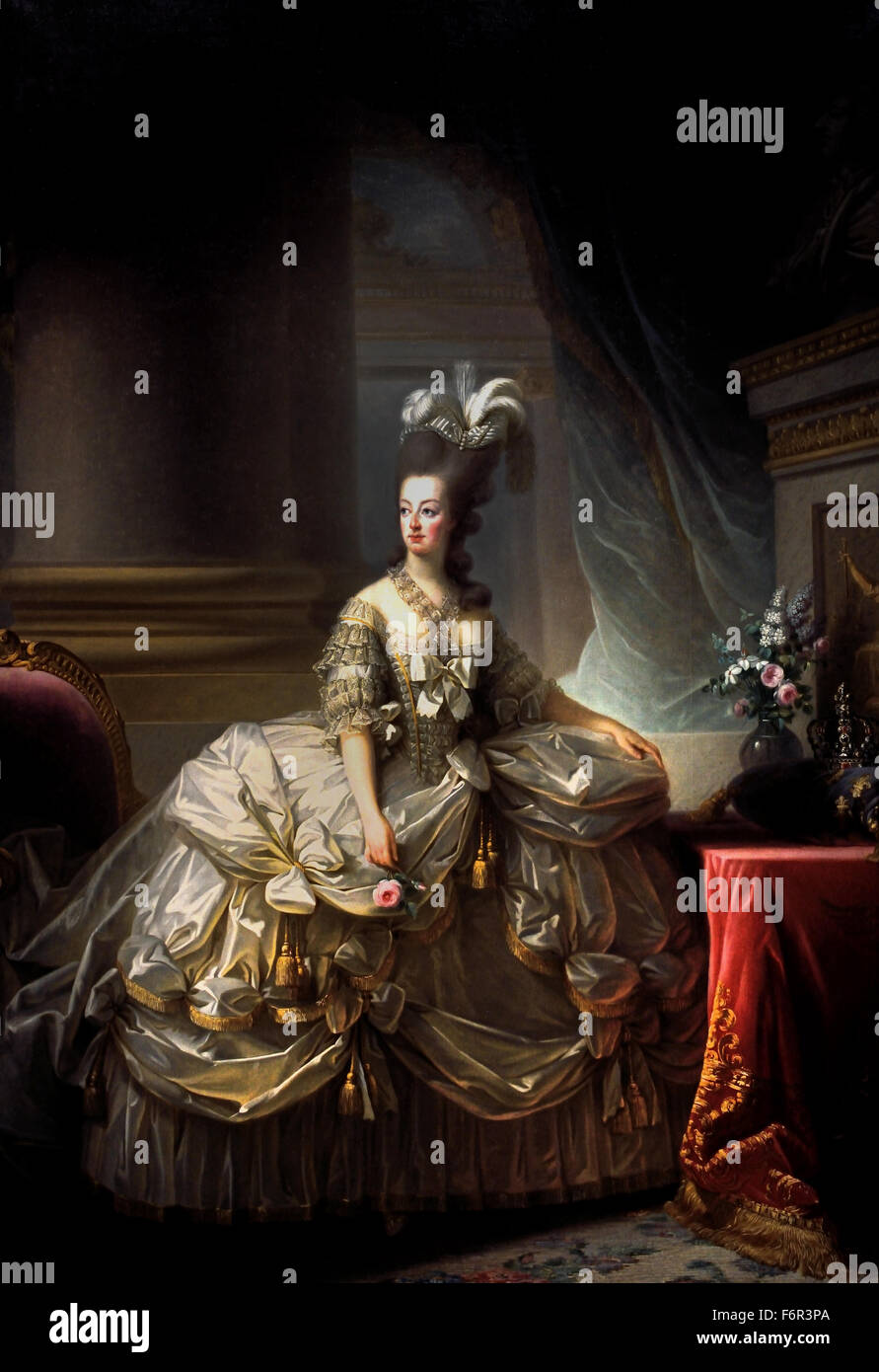 Erzherzogin Marie Antoinette, Königin von Frankreich (1755-1793) Frau von König Louis XVI 1778 Marie Élisabeth Louise Vigée Le Brun 1755 –1842 Paris Französisch Frankreich (Rokoko klassizistischen Maler) Stockfoto