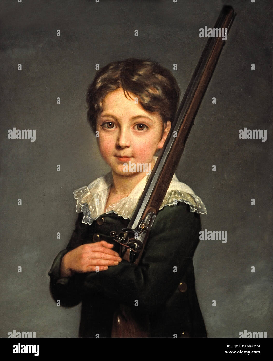 Jeune Garçon de Chasseur (junge Jäger) 1817 Marie Élisabeth Louise Vigée Le Brun 1755 –1842 Paris Französisch Frankreich (Rokoko klassizistischen Maler) Stockfoto