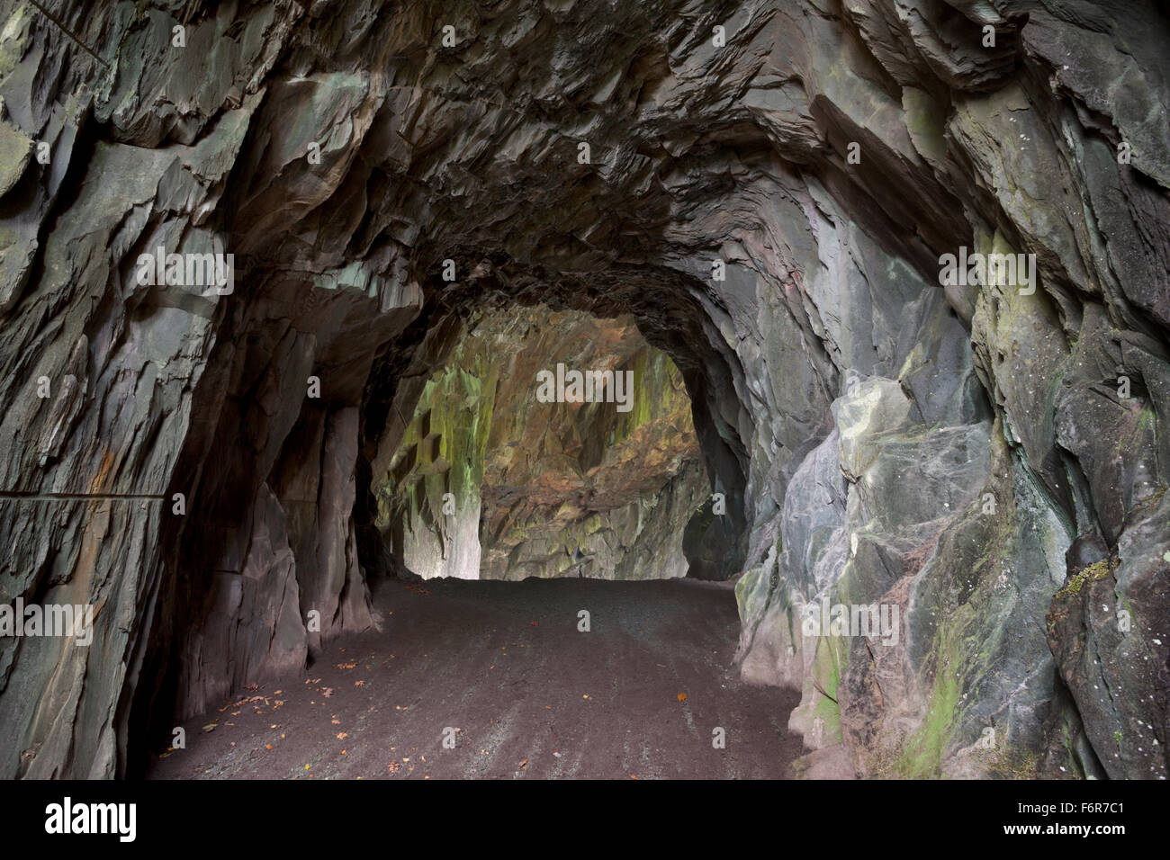 Kathedrale Steinbruch (Cathedral Cave) - Seenplatte Stockfoto
