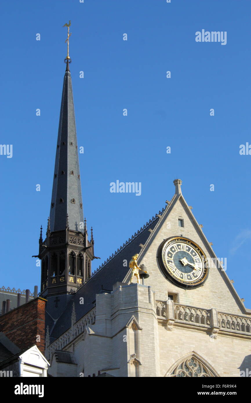 St. Peterskirche auf dem Grote Markt in Leuven Belgien Stockfoto