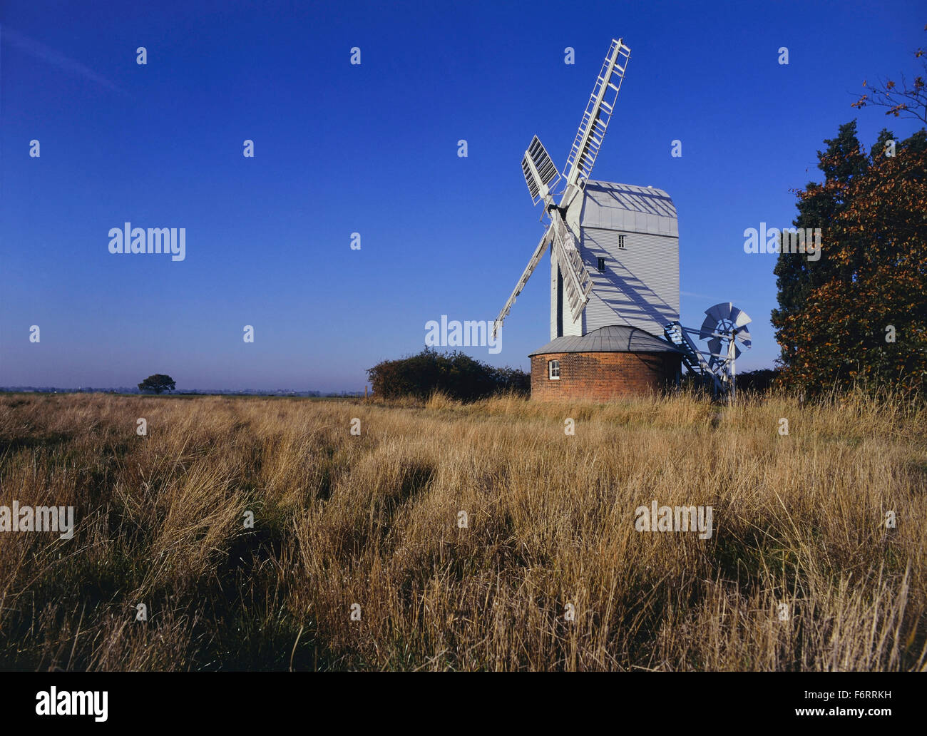 Aythorpe Roding Windmühle. Essex. England. VEREINIGTES KÖNIGREICH. Europa Stockfoto