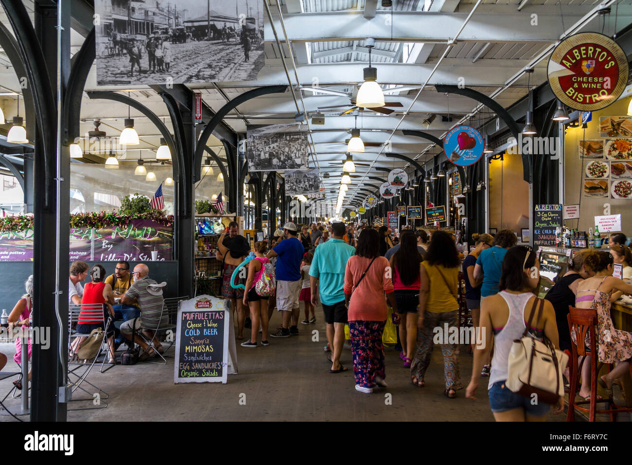 Markt in New Orleans Stockfoto