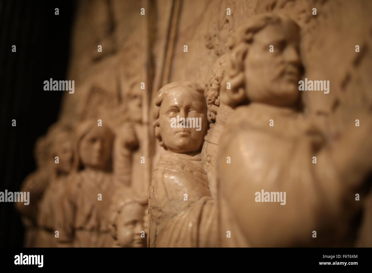 Detail der Marmor schnitzen Kölner Dom Stockfoto