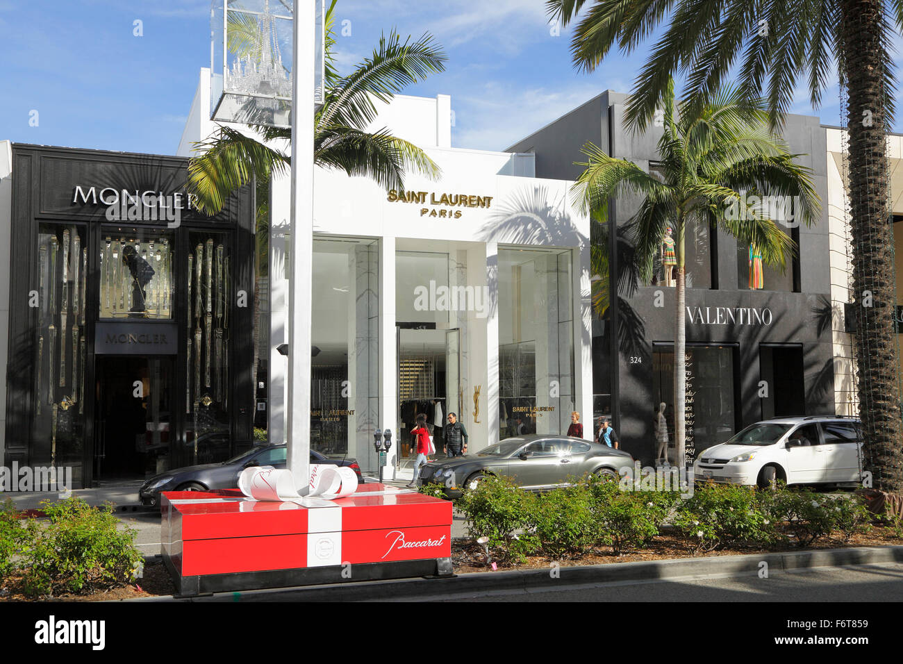 Rodeo Drive, Beverly Hills, Kalifornien, USA Stockfoto