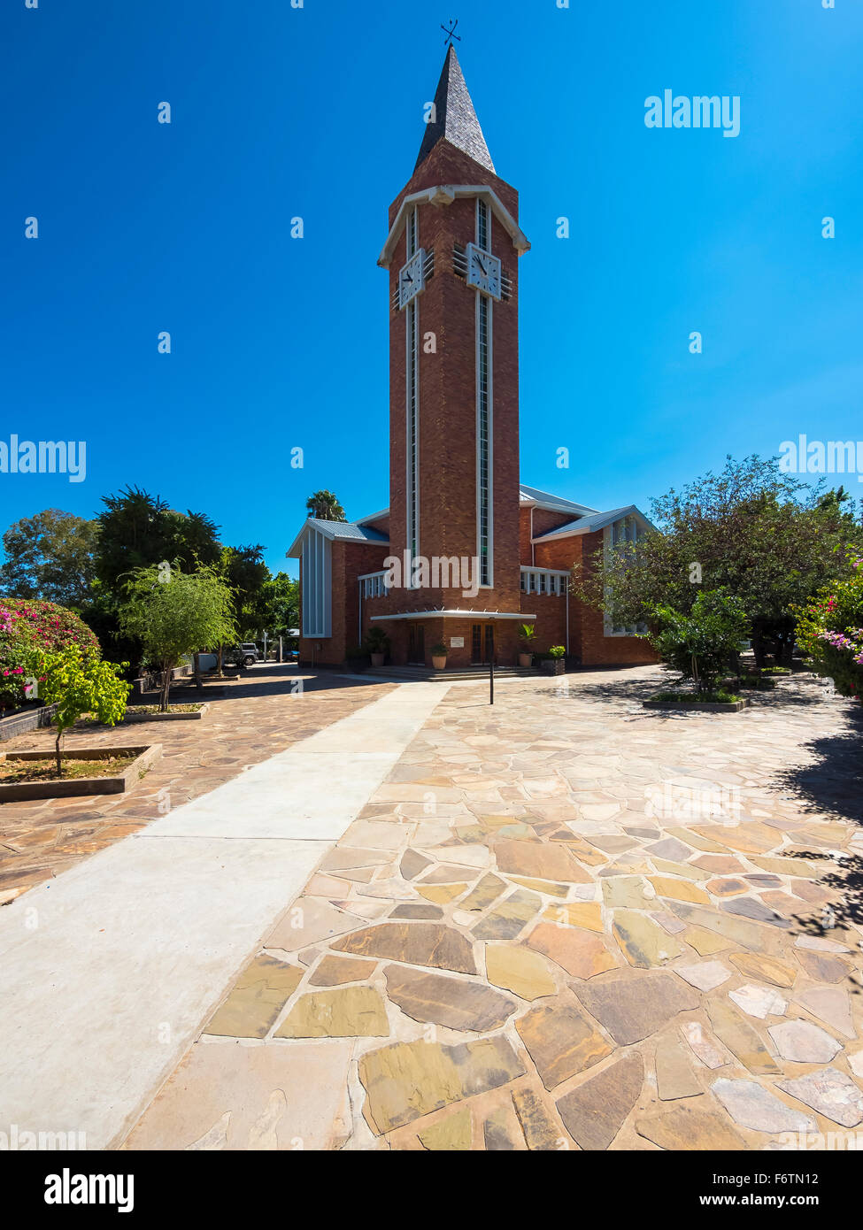 Namibia, Windhoek, Niederländisch Reformierte Kirche Stockfoto