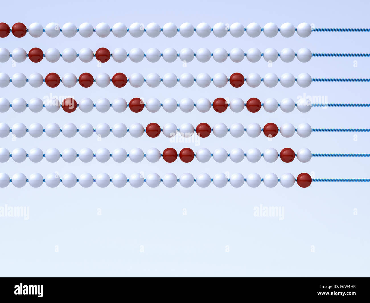 Abakus, Börsen-Preis Stockfoto