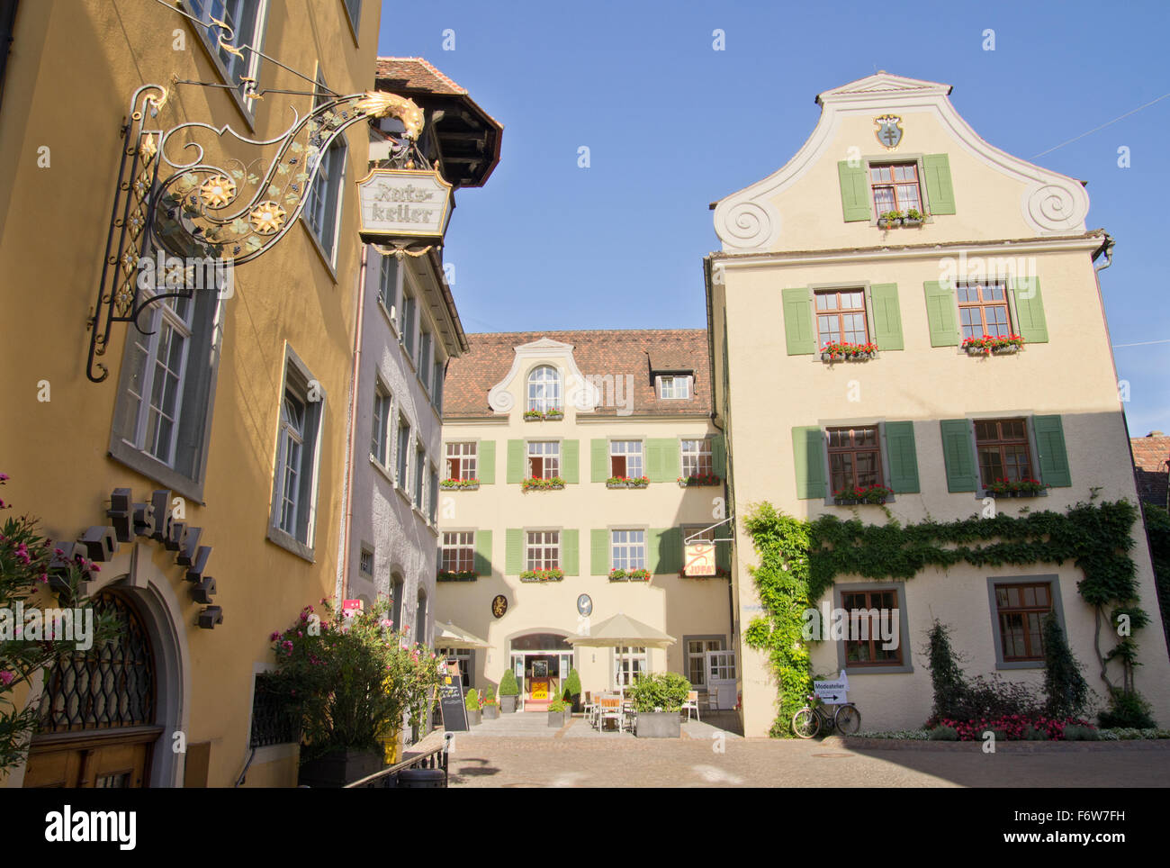 Meersburg Oberstadt Stockfoto