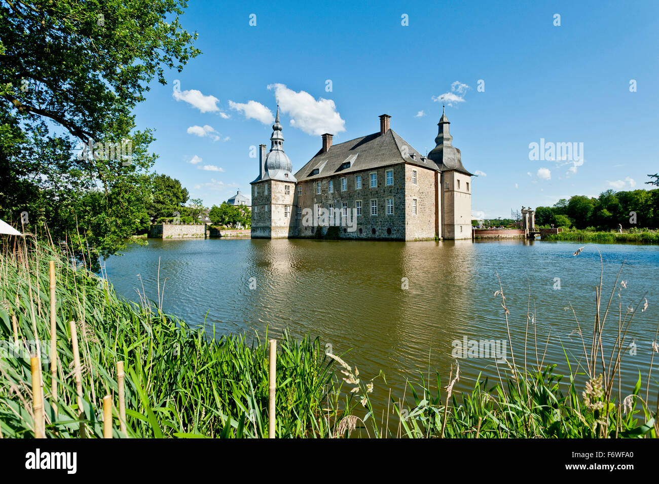 Lembeck Castel, Dorsten, Nordrhein-Westfalen, Deutschland Stockfoto