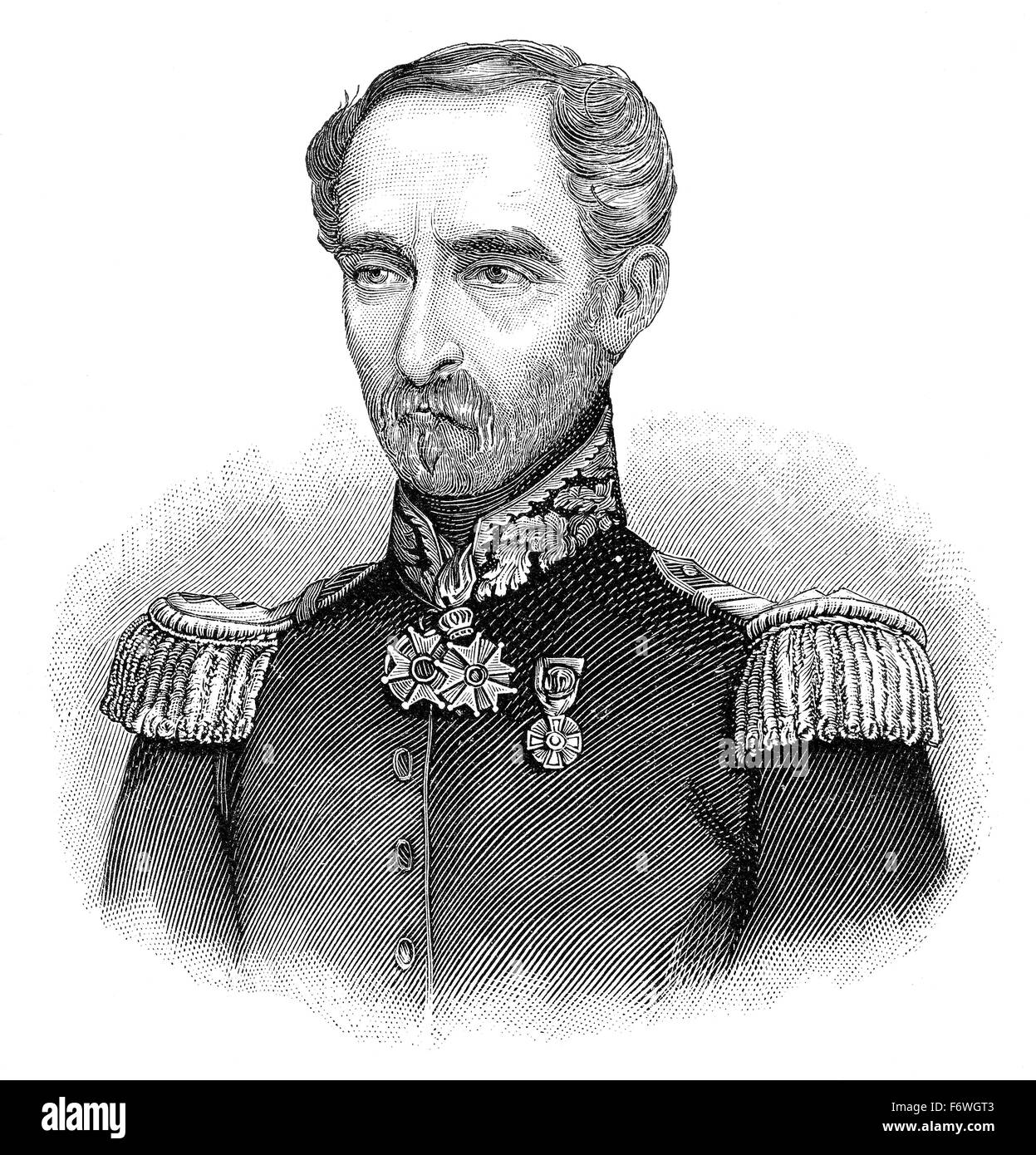 Louis-Eugène Cavaignac, 1802-1857, ein französischer general, Stockfoto