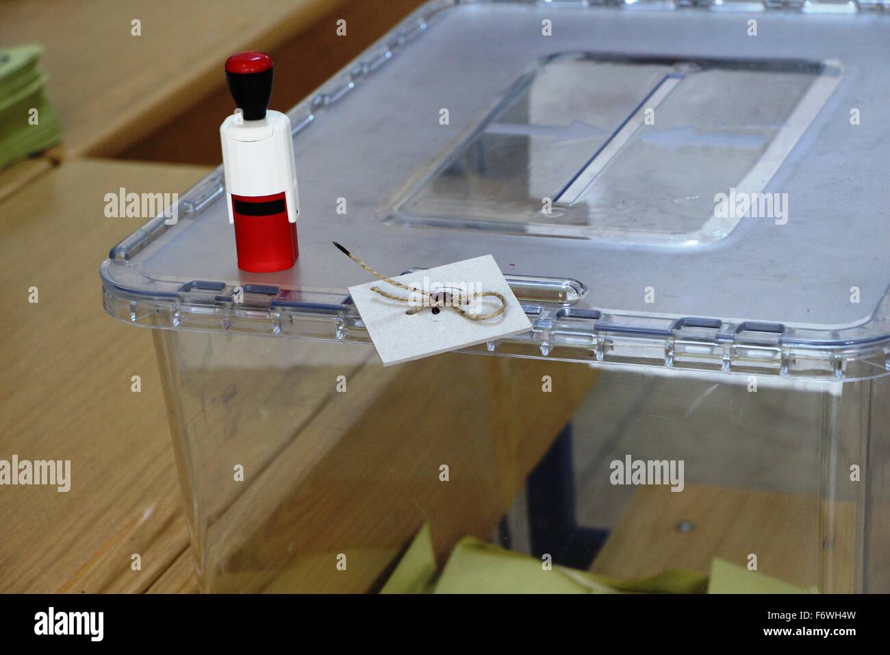 Parlamentswahlen in der Türkei, 2015 Stockfoto