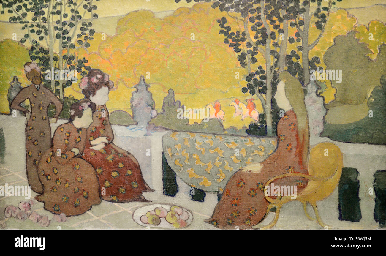 Maurice Denis - Soir de Septembre - 1891 Stockfoto