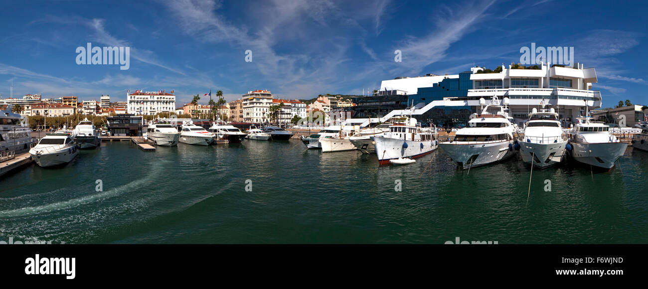 Le Vieux Port de Cannes, den alten Hafen, Cannes, Côte d ' Azur, Provence, Frankreich Stockfoto