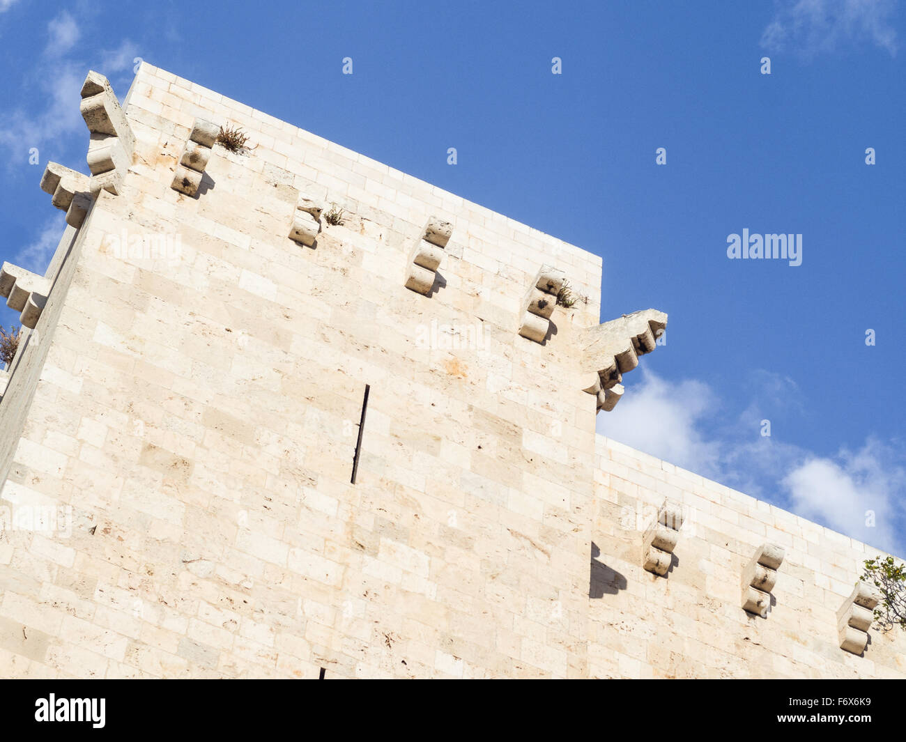 Turm der mittelalterlichen Elefanten. Insbesondere der historischen Bezirk von Cagliari "Castello" Stockfoto