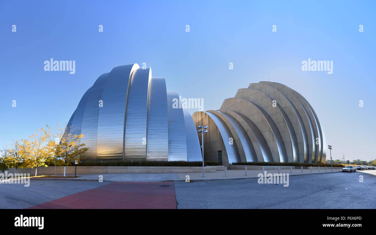 KANSAS CITY, MO - Oktober 11: Kauffman Center for the Performing Arts Gebäude in Kansas City, Missouri. Stockfoto