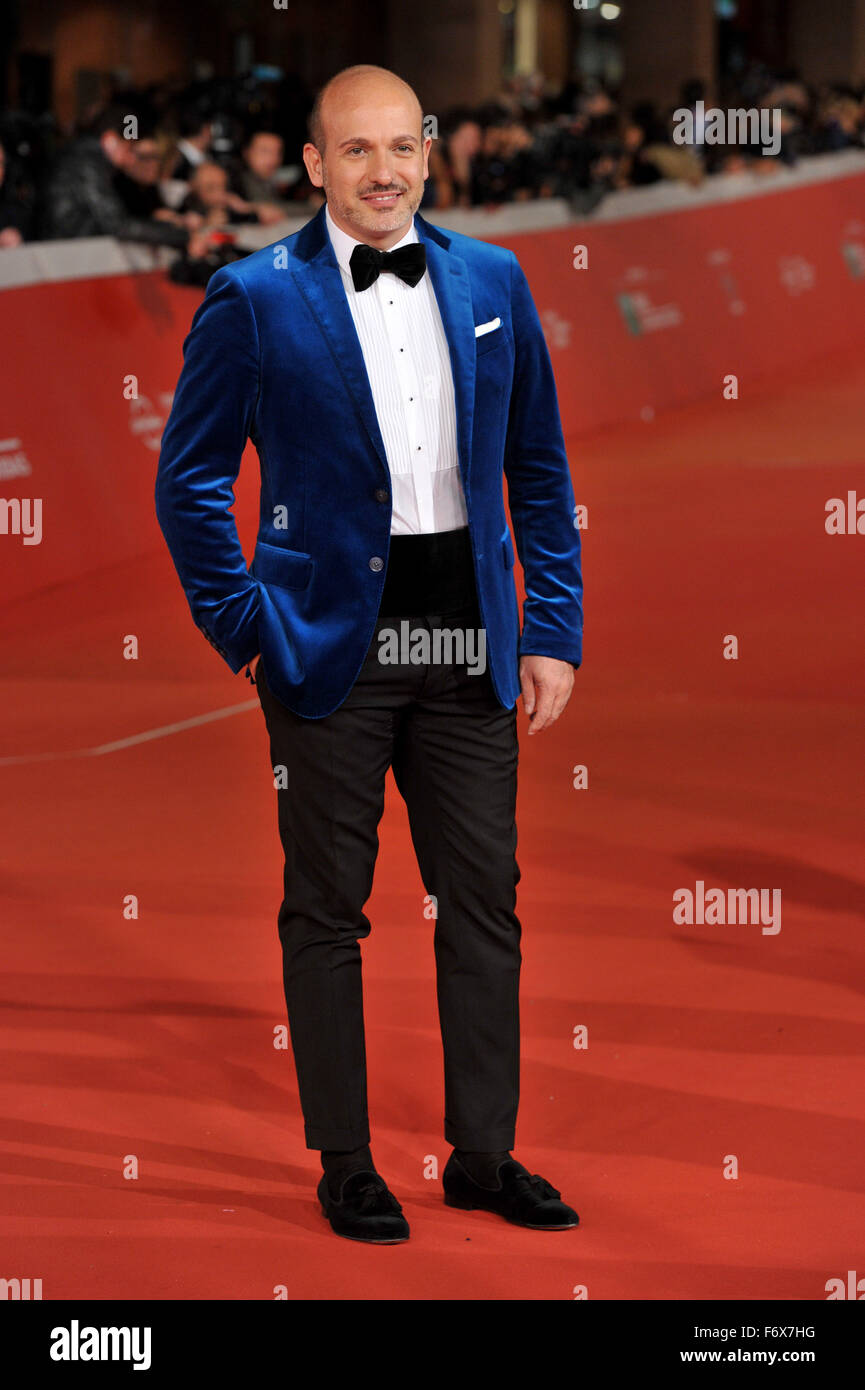 10. Filmfestival in Rom - Ville-Marie Premiere - Red Carpet Ankünfte Featuring: Alessandro Maria Ferreri Where: Rom, Italien: 20. Oktober 2015 Stockfoto