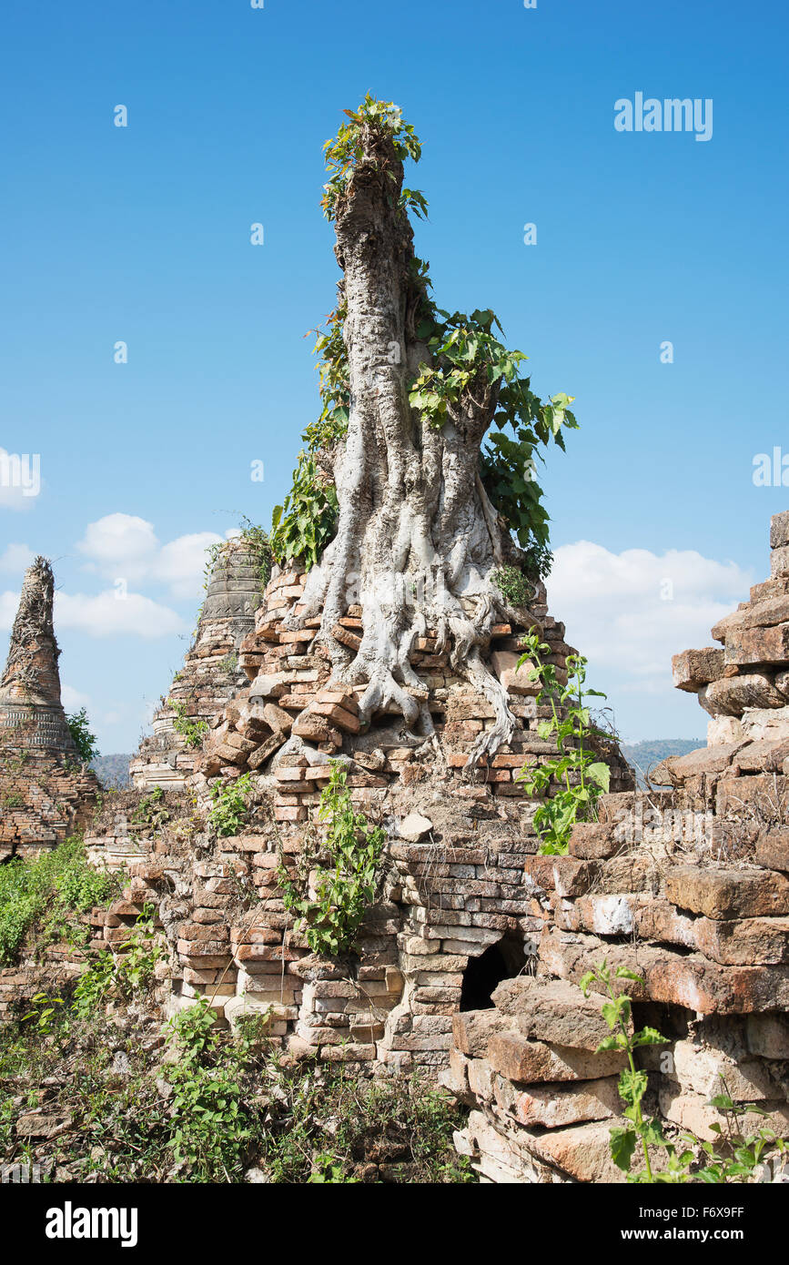 Alten Stupa; Myanmar Stockfoto
