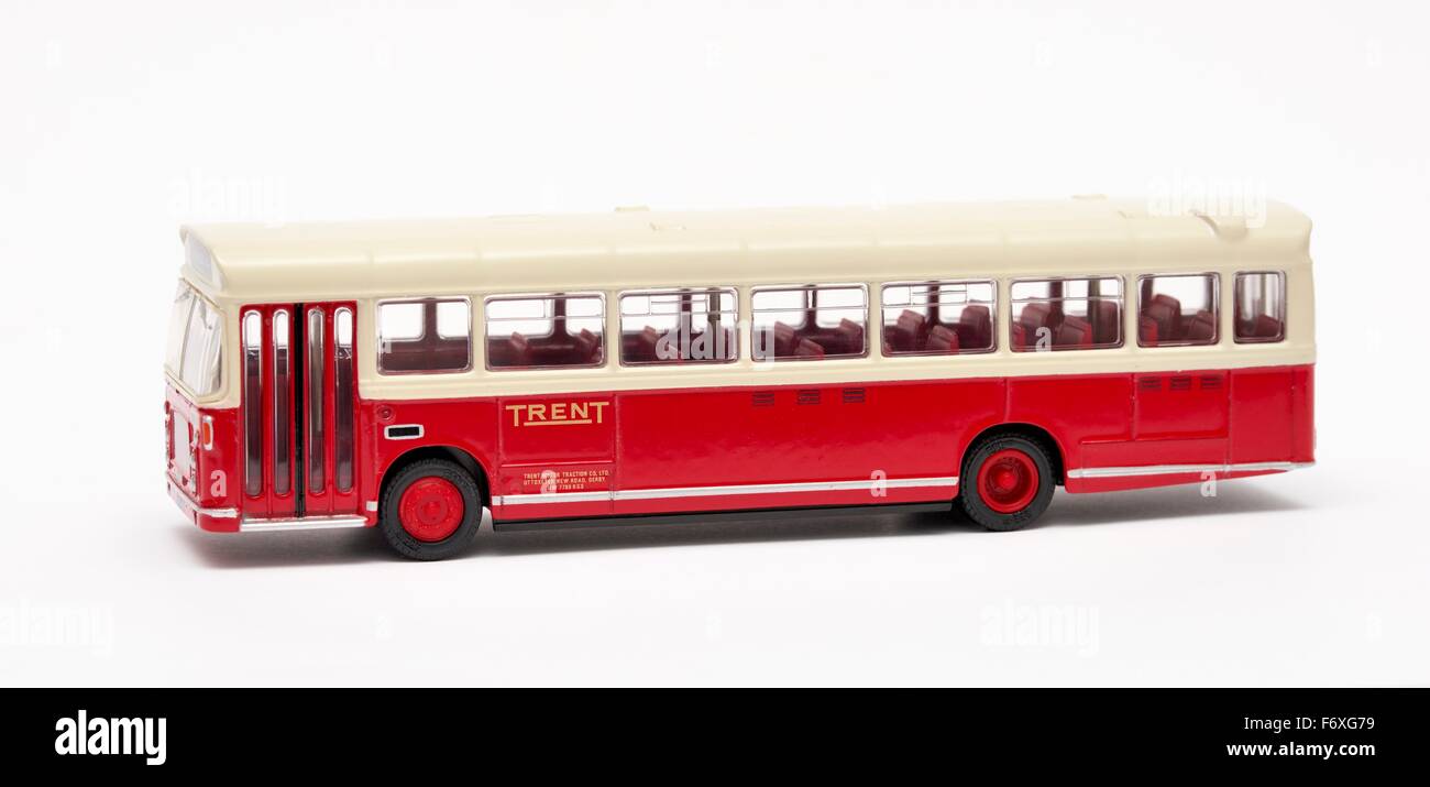 Bristol RELL Trent Motor Traktion Co rote Livree Stockfoto