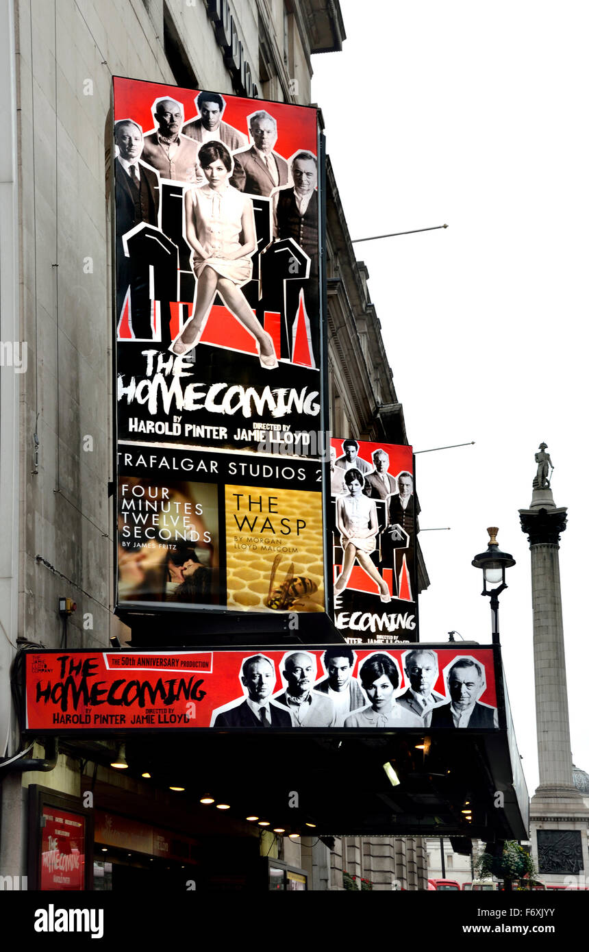 London, England, Vereinigtes Königreich. Die Heimkehr (Harold Pinter) in den Trafalgar Studios, Whitehall (November 2015) mit Keith Allen... Stockfoto