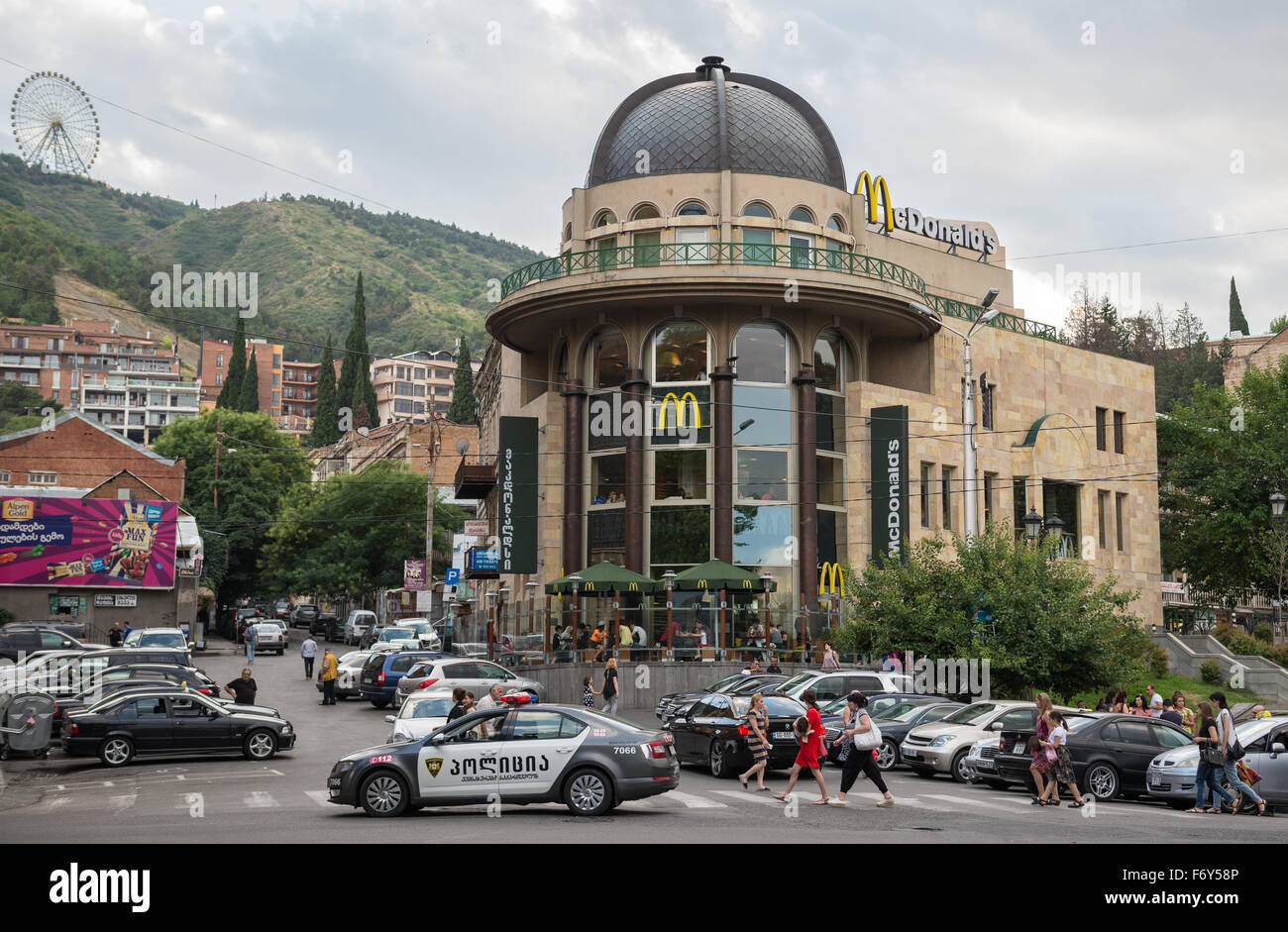 McDonald's Restaurant in Tiflis, der Hauptstadt Georgiens Stockfoto