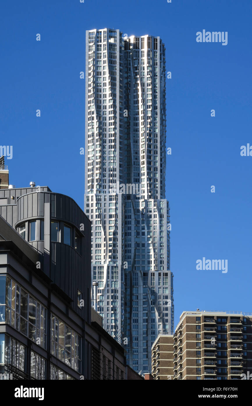 New York von Gehry, NYC Stockfoto