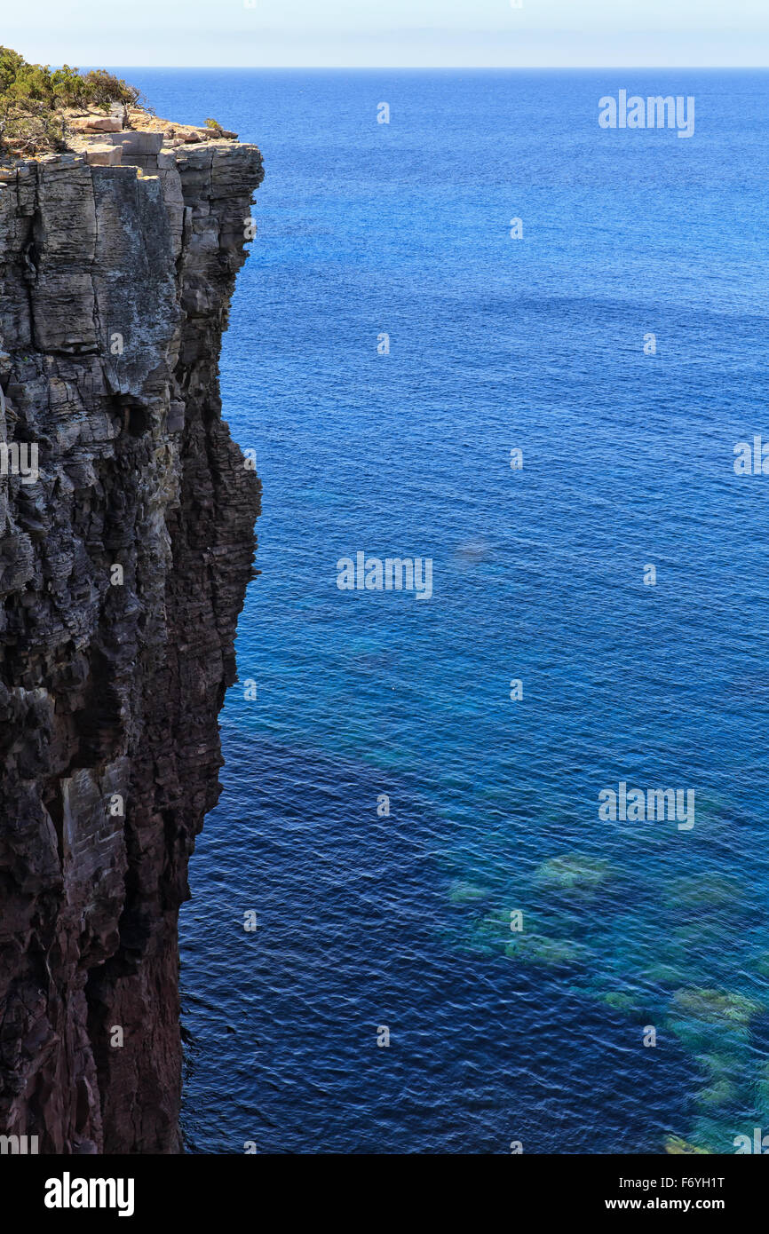 Mezzaluna Klippen in Insel San Pietro, Sardinien, Italien Stockfoto