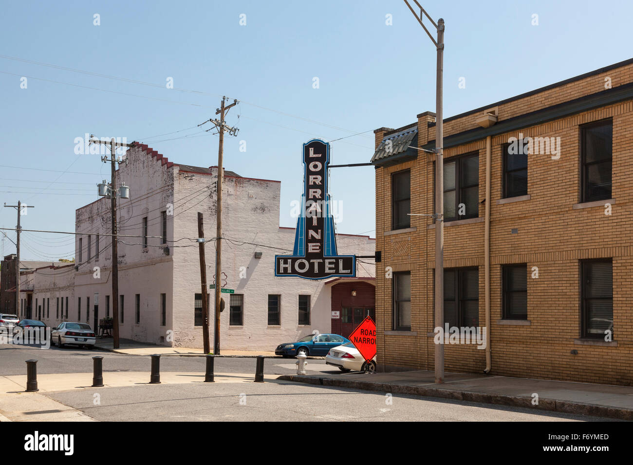 Das National Civil Rights Museum im Lorraine Motel in Memphis, Tennessee, wo Martin Luther King Jr. ermordet wurde Stockfoto