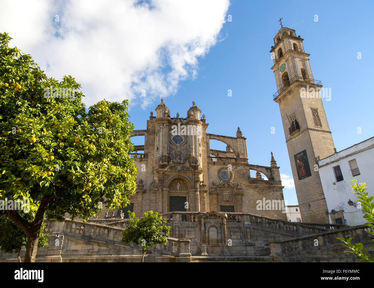 Kathedrale Kirche in Jerez de la Frontera, Provinz Cadiz, Spanien Stockfoto