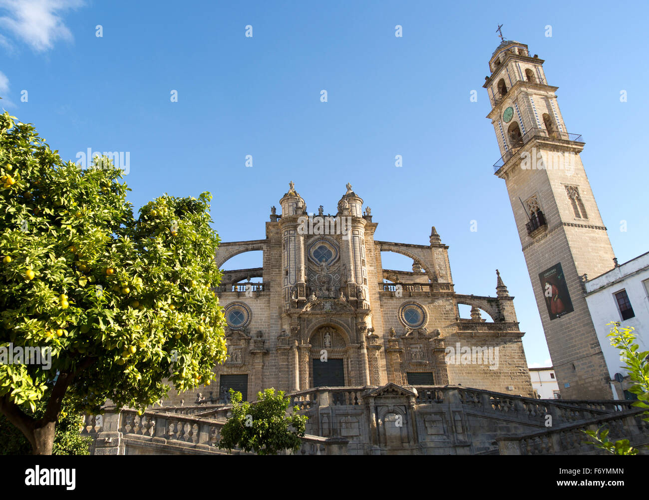 Kathedrale Kirche in Jerez de la Frontera, Provinz Cadiz, Spanien Stockfoto