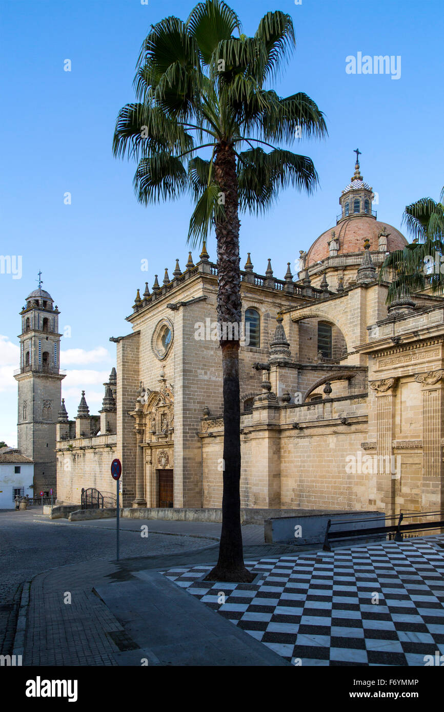 Kathedrale Kirche in Jerez de la Frontera, Provinz Cadiz, Spanien Stockfoto