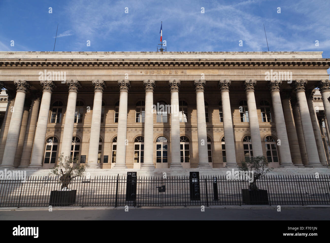 Palais Brongniart, Paris, Frankreich. Stockfoto