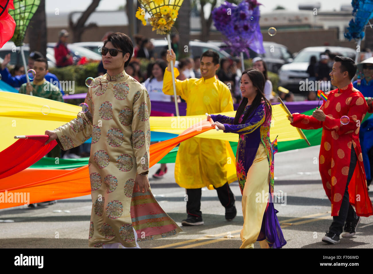 Orange County, City of Westminster, Southern California, USA, 21. Februar 2015, Little Saigon, Vitenamese-amerikanischen Gemeinschaft, TET Parade feiert Tet Lunar New Year Stockfoto