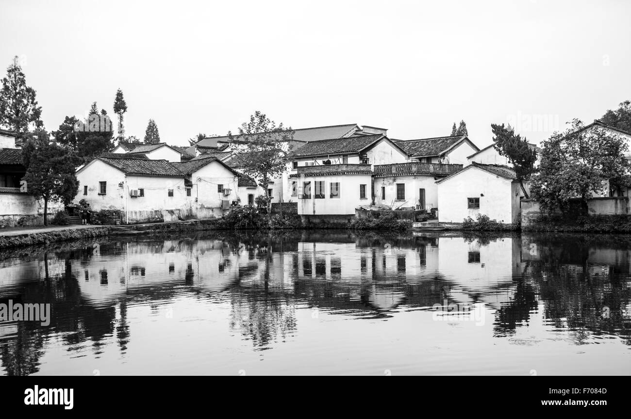 Zhuge Bagua Dorf, Stadt Jinhua, Zhejiang Provinz, China Stockfoto