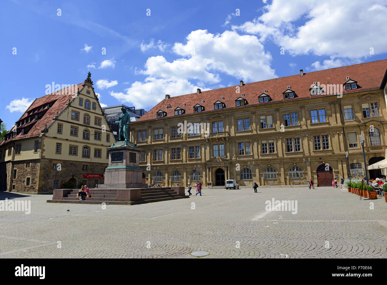Schlossplatz, Stuttgart Deutschland Stockfoto