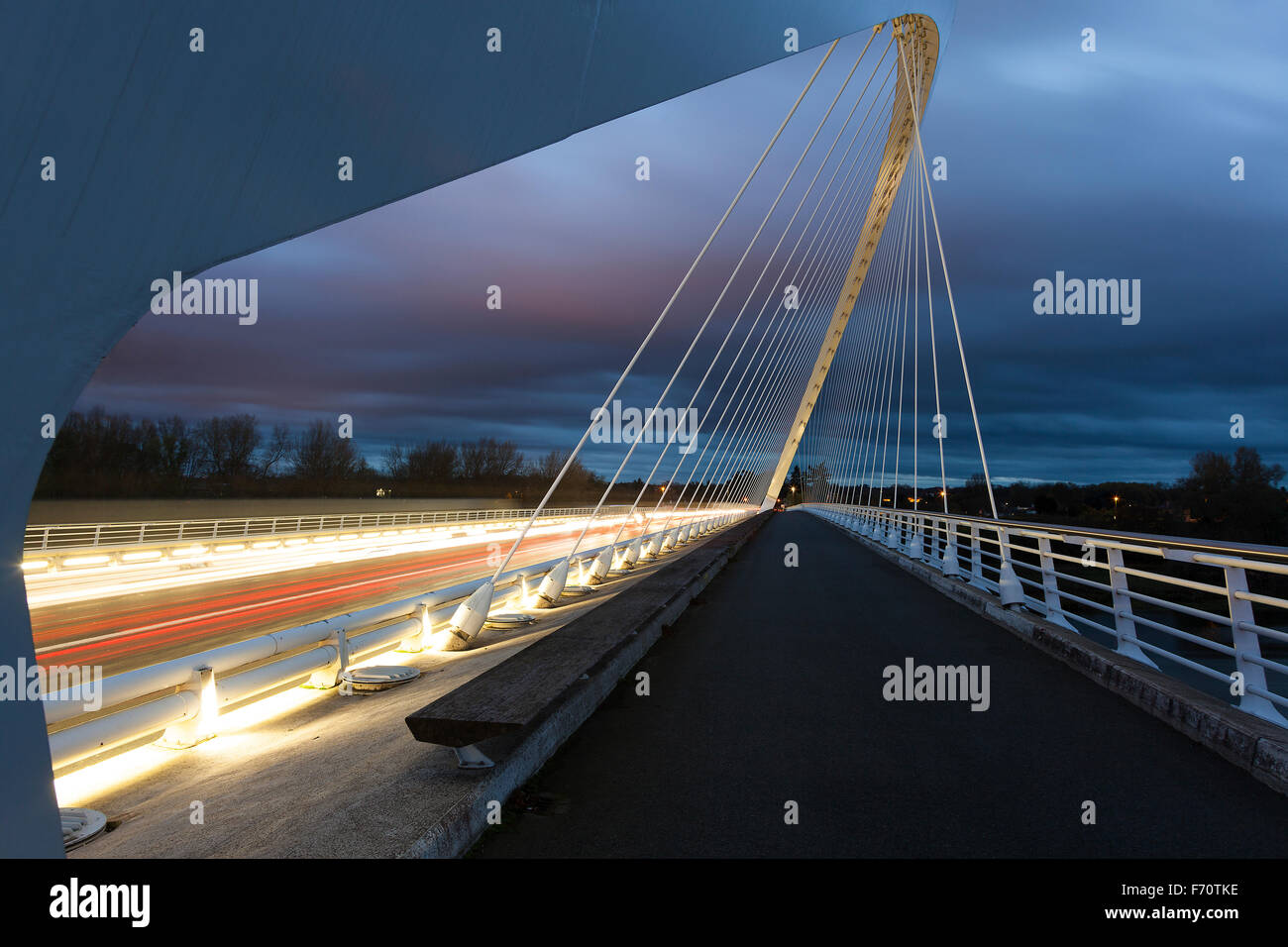 Brücke von Europa, Orleans, Loiret (45) Frankreich Stockfoto