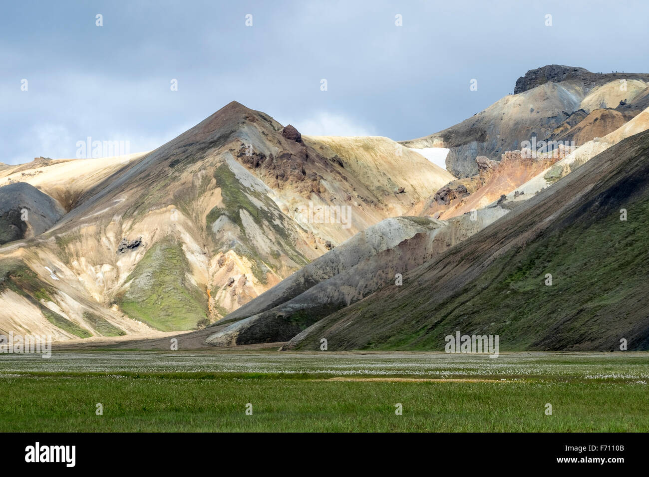 Landmannalaugar Bereich, Highland Island Stockfoto