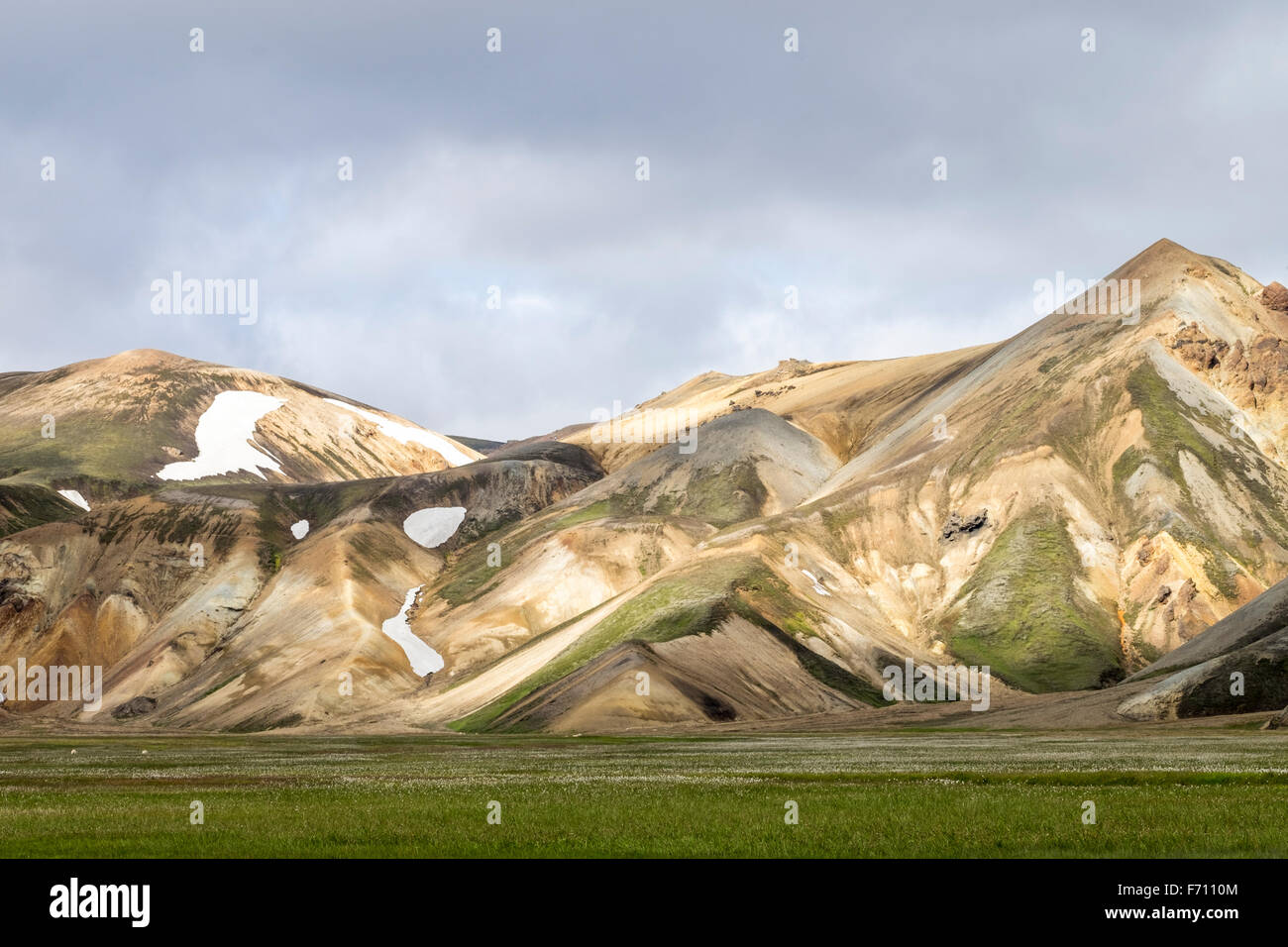 Landmannalaugar Bereich, Highland Island Stockfoto