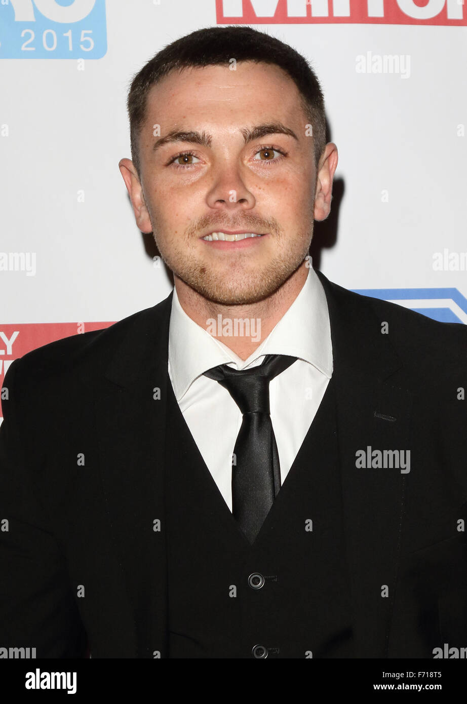 Daily Mirror und RSPCA tierischen Helden Awards 2015 um keine 8 Northumberland Avenue, London mit: Ray Quinn wo: London, Vereinigtes Königreich bei: 21. Oktober 2015 Stockfoto