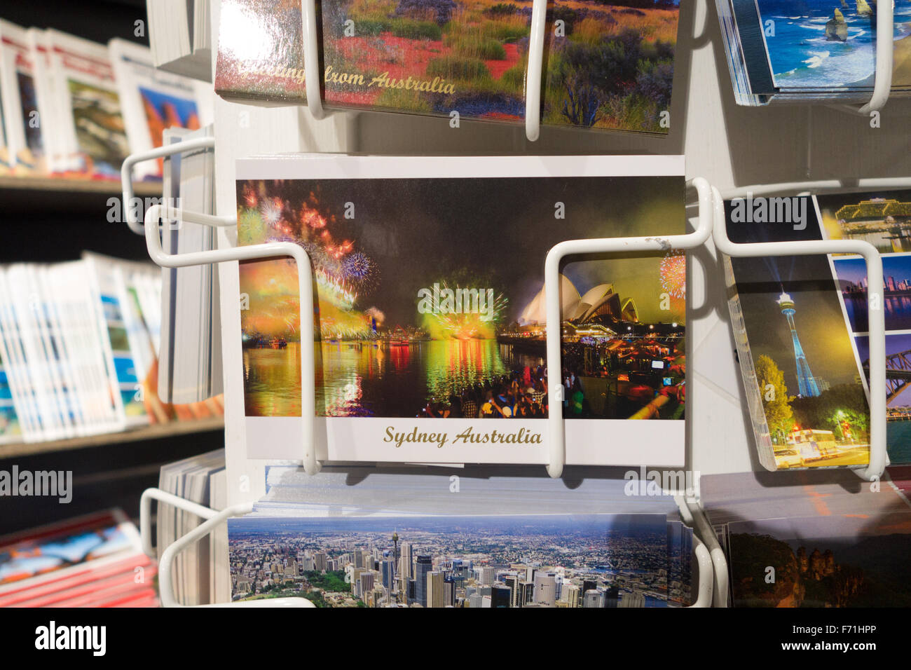 Sydney-Postkarten Stockfoto