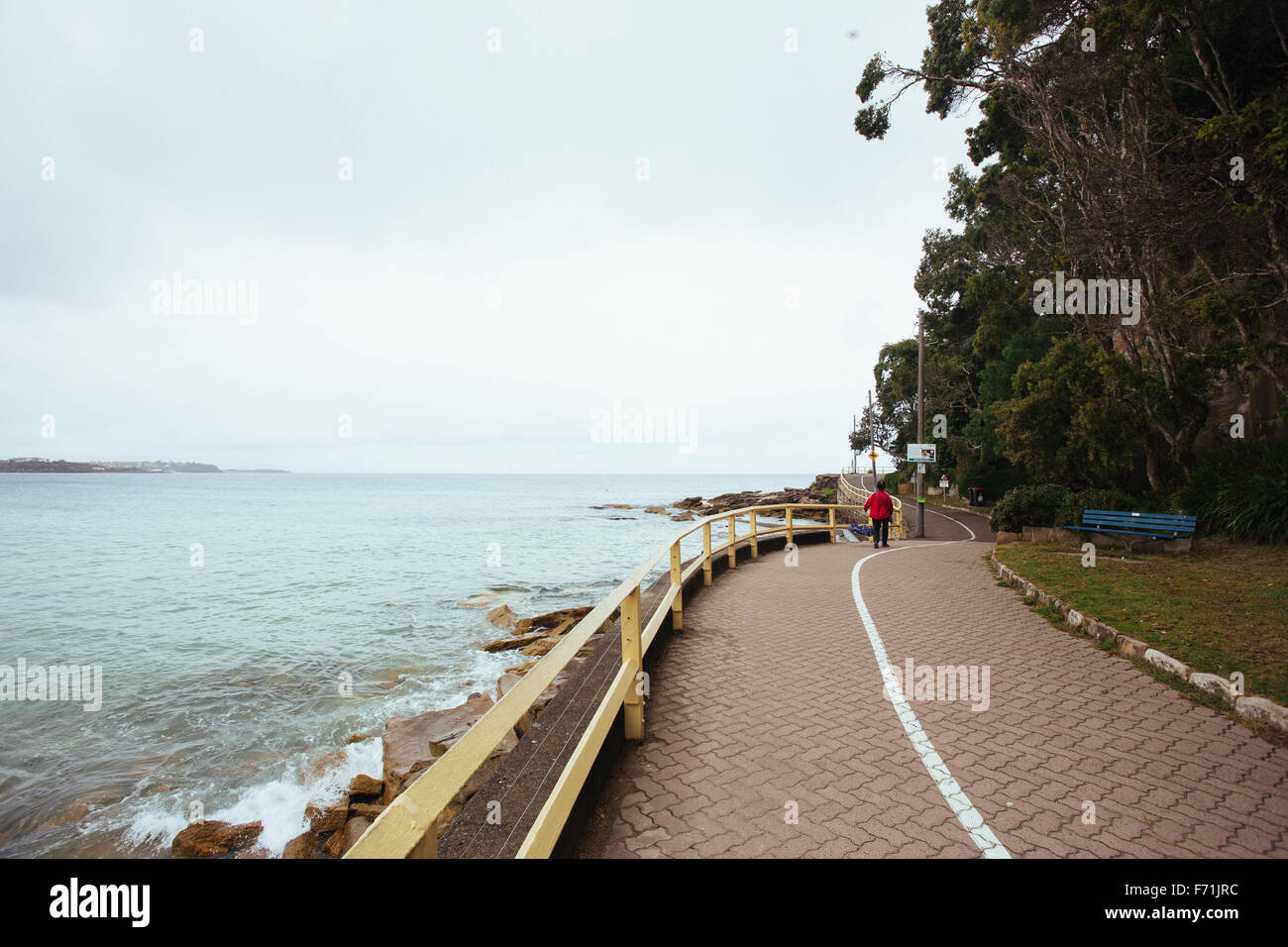 Manly Beach coastal walk Sydney Australien Stockfoto